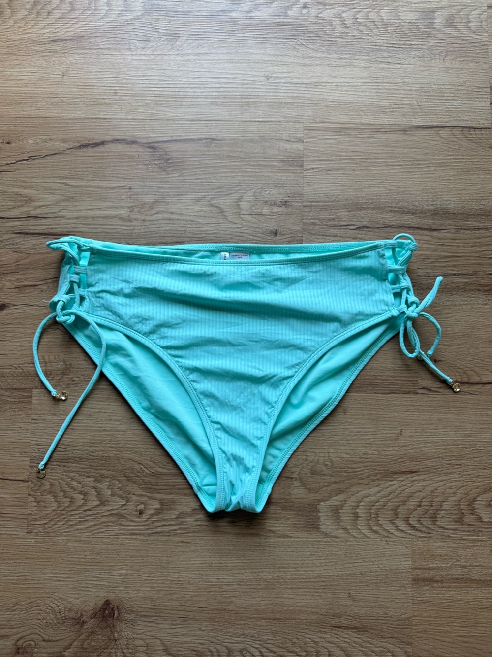 Celebrity Pink Aqua Side-Tie Bikini Bottoms